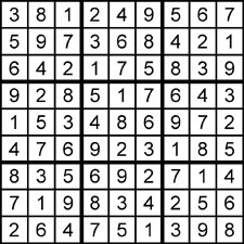 sudoku solution